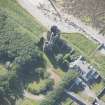 Oblique aerial view of Thurso Castle, looking to the W.