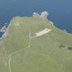 Oblique aerial view of Faraid Head Early Warning Radar Station, looking to the NE.