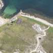 Oblique aerial view of Portnancon and Fishing Station, looking to the ESE.