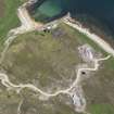 Oblique aerial view of Portnancon and Fishing Station, looking to the E.