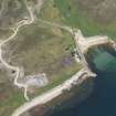 Oblique aerial view of Portnancon and Fishing Station, looking to the NNW.