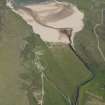 Oblique aerial view of the bay at Melness, looking to the ENE.