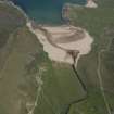 Oblique aerial view of the bay at Melness, looking to the NE.