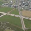 Oblique aerial view of Dounreay Airfield, looking to the WNW.