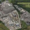 Oblique aerial view of the works at Cowdenbeath, looking W.