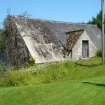 The mill with its roof intact, viewed from the north west, from a Standing Building Survey, Glamis Mill, Glamis, Angus.