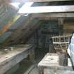 Interior view from a Standing Building Survey, Glamis Mill, Glamis, Angus.