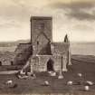 View of Iona Abbey.
Titled: 'Iona Cathedral from the Abbot's Mount. 269 J.V.'
PHOTOGRAPH ALBUM No.33: COURTAULD ALBUM.