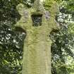 Detail of east face of head of cross.