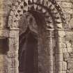 View of doorway.
Titled: 'Doorway of St. Oran's Chapel, Iona, 1458 G.W.W.'