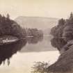 View of River Tay. 
Titled 'View on the Tay above Dunkeld 219 J.V.'
PHOTOGRAPH ALBUM No.33: COURTAULD ALBUM.