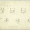 Edinburgh, Leith Links Old Golf House.
Plan of ground, first and attic floors.