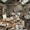 Interior. Former Heron's Mill/Dalmore Mill, first floor, Carpenters Workshop.General view.