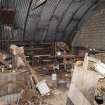 Interior. Engineer's Workshop. General view of workshop area. The south gable has been rebuilt relatively recently.