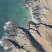 Oblique aerial view of An Dun, Eilean Dubh, Tiree, looking NNE.