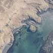 Oblique aerial view of Dun Ban, Ulva, looking S.