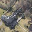 Oblique aerial view of Lochnell House, looking S.