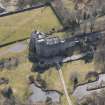 Oblique aerial view of Lochnell House, looking SE.
