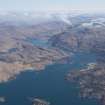 General oblique aerial view of Loch Ailort, looking E.