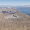 Oblique aerial view of Glensanda Quarry, looking NE.