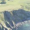 Oblique aerial view of the forts at Earn's Heugh, looking WSW.