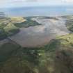 General oblique aerial view centred on Loch Fleet, looking ESE.