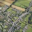 Oblique aerial view of Greenlaw, looking NE.