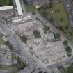 Oblique aerial view of the Derby Street CDA after demolition, looking S.