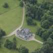 Oblique aerial view of Leith Hall, looking to the S.