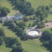 General oblique aerial view of Prestonfield House, looking SSE.
