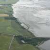 Oblique aerial view of the fish trap at Balcladaith, looking WSW.