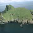 St Kilda, Boreray. Aerial view from SW.