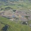 General oblique aerial view centred on the T in the Park festival at Balado, looking NNW.