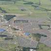 General oblique aerial view centred on the T in the Park festival at Balado, looking NNW.