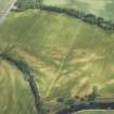 Oblique aerial view of the cropmarks at Balmakewan, looking NE.