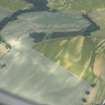 Oblique aerial view of the cropmarks at Balmakewan, looking NE.