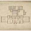 Formerly Edinburgh Hospital for Incurables. Inscr: ''No 1 Ground Floor Plan.''
Block and floor plans, sections and elevations.