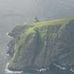 General oblique aerial view of the S end of Boreray, St Kilda, looking to the WSW.