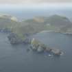 General oblique aerial view of Hirta, St Kilda, looking to the N.