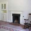 Interior, general view of smoking room from North East.