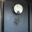 Upper floor, transformer house, detail of ammeter