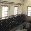 Ground floor, main control panel and rotary converters nos 1 and 2 from gantry