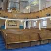 Interior. General view to rear of church, taken from the chancel area.