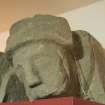 Interior. Fragment of corbel in Whithorn Museum.