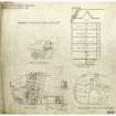 Plans and sections showing additions and alterations.
