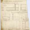 Elevations showing additions and alterations.
