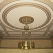 Ground floor, dining room, view of ceiling from north end