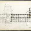 First floor plan.
Signed "Carr & Howard, Architects, Old Brompton Road, SW7. Drawing No.6. Jan. 1950."
Revised August 1952, November 1952 and February 1953
