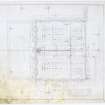 North Block - Second floor plan
Signed "Carr & Howard, Architects, 14 Lynedoch Place, Edinburgh. Drawing No.363. March 1954"