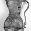 Pewter flagon (DP79/001) recovered by John Dadd in 1979. (Colin Martin)
